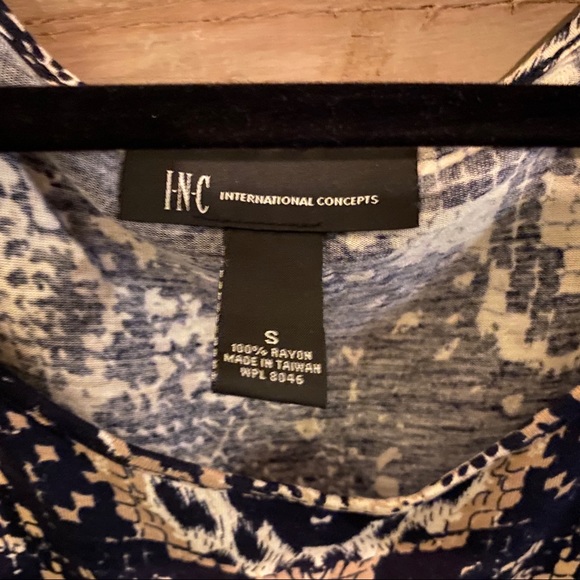 INC International Concepts(S) Bare Shoulder Blouse - Picture 8 of 11